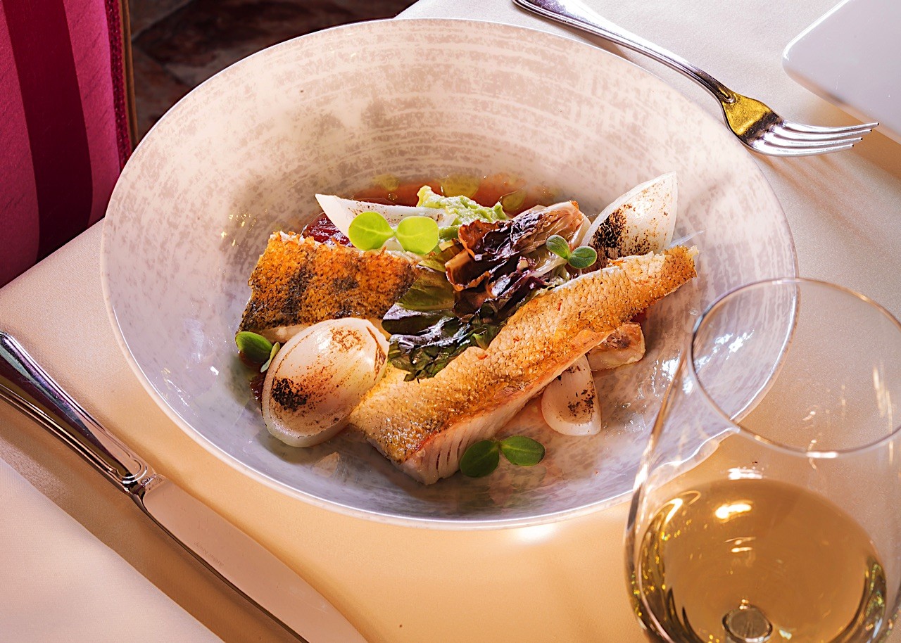 Vila Herberstein - meni TR, ribja glavna jed