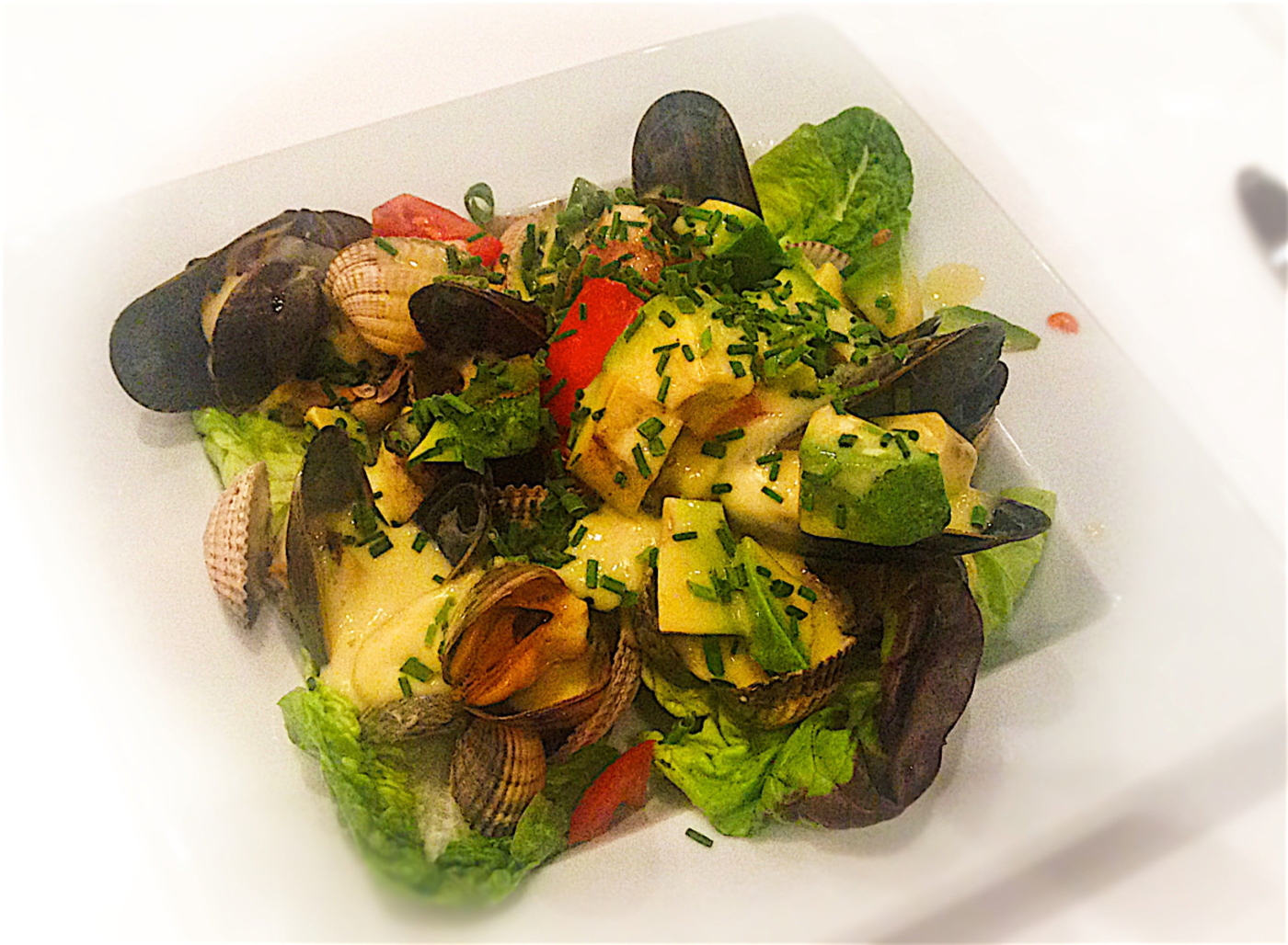 Barraca školjke in avokado