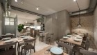 Monstera bistro - pogled iz jedilnice proti sanku