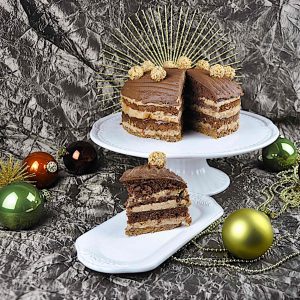 bozicna cokoladna karamela nougat torta vivi 122