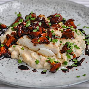 trska teriyaki lisicke fizolov pire2