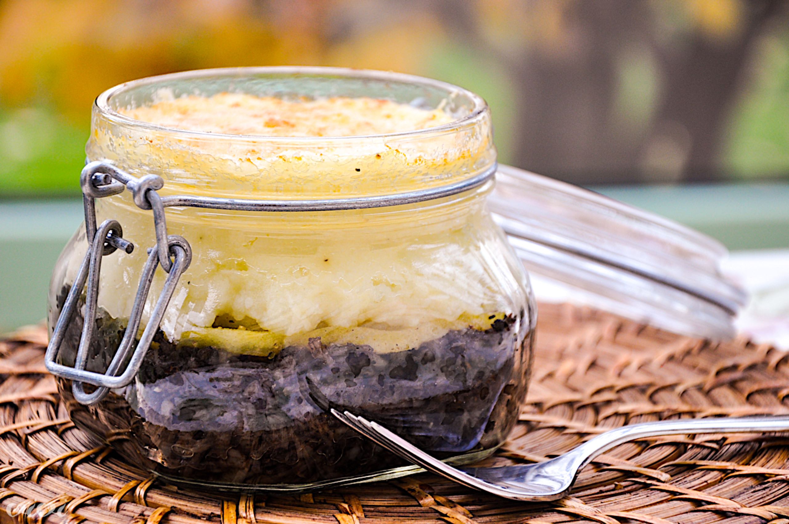 krvavica parmentier z jabolki