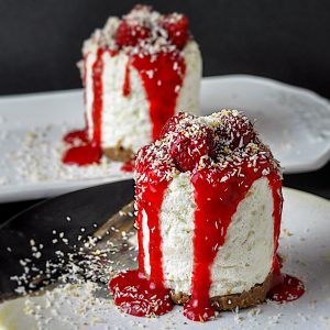 tortica mlecnega riza z malinami4