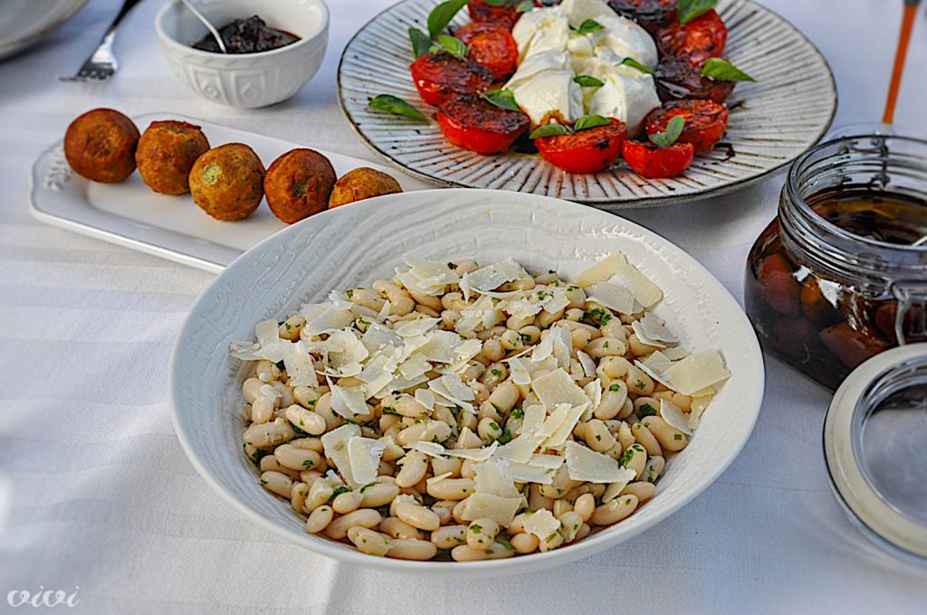 antipasti svezi fizol parmezan