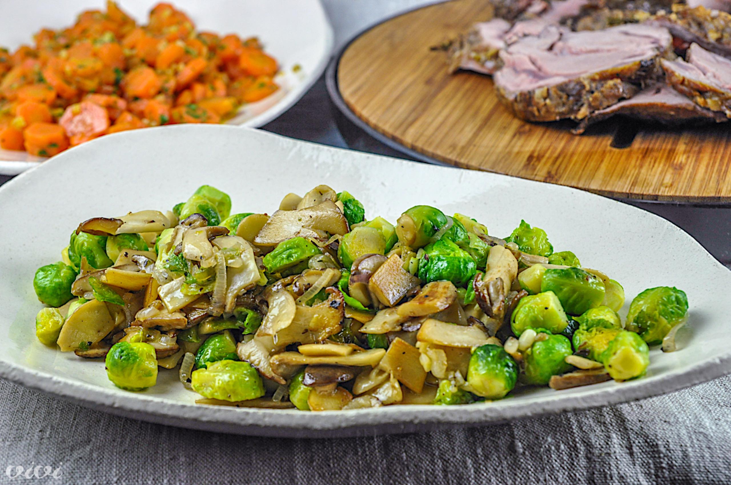 brstični ohrovt in ostrigarji