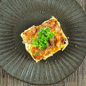 gratinirana zloženka sladkega krompirja in pastinaka6