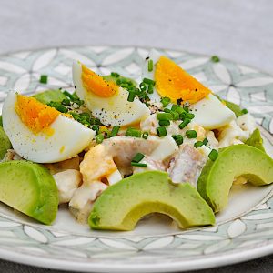 jajčna solata z dimljeno postrvjo7