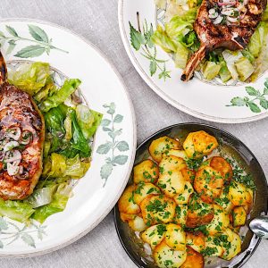 svinjski kotlet na žaru pečena solata šalotkin vinaigrette5