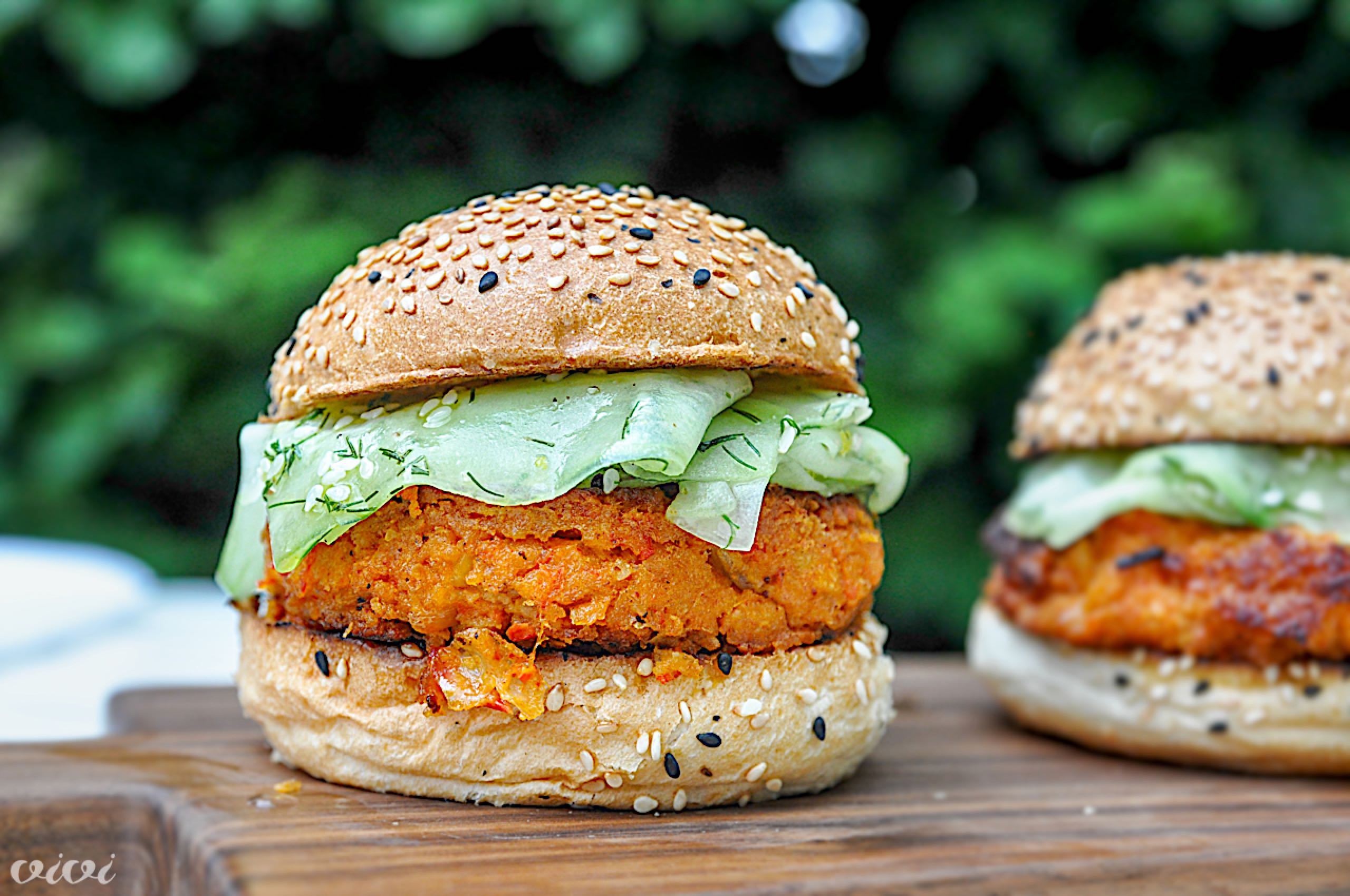 vege burger čičerka kumare