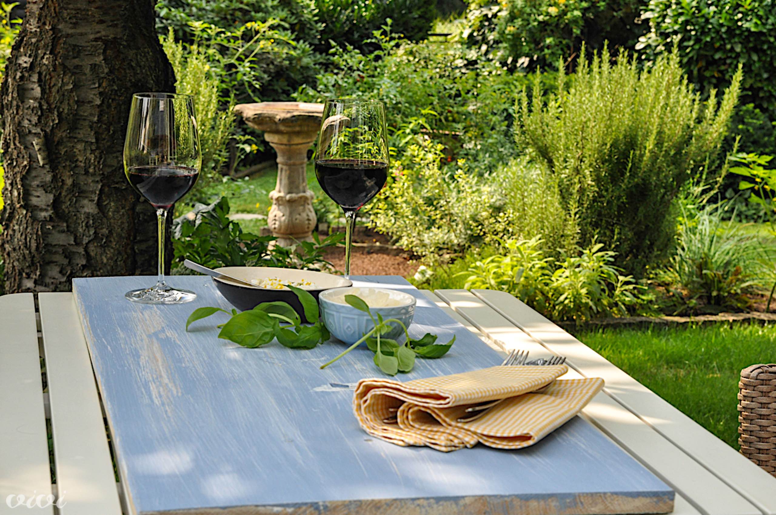 vrt priprava za slikanje