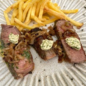 steak frites šalotke2