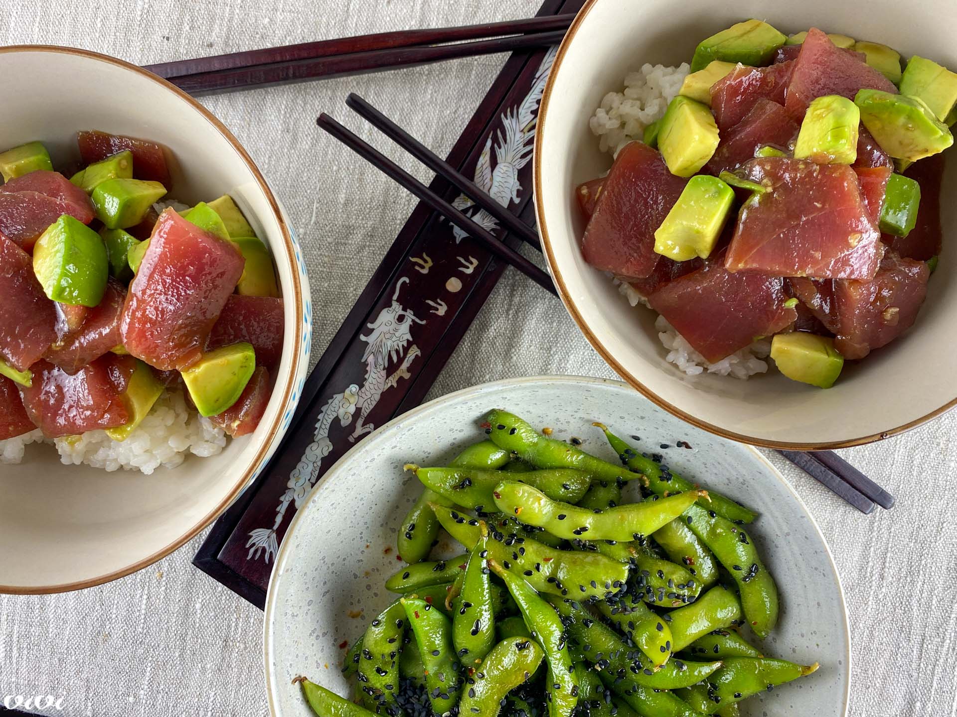 tuna avokado riž chirashi3