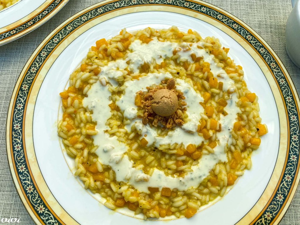 rižota z bučo amaretti sirova omaka3