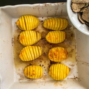 Pečen krompir, tartufi in rikota125