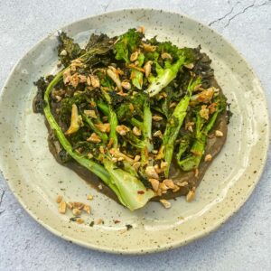 Brokolijeva repica, gobov kečap in alge32
