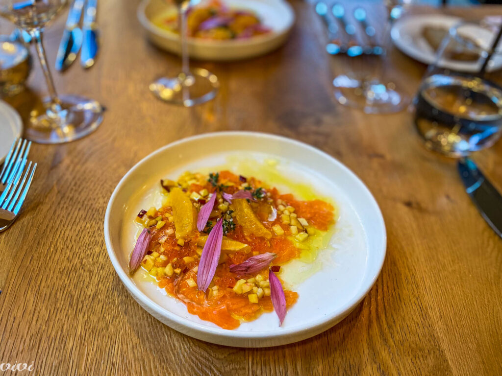 Sunrose, carpaccio jezerske zlatovščice10