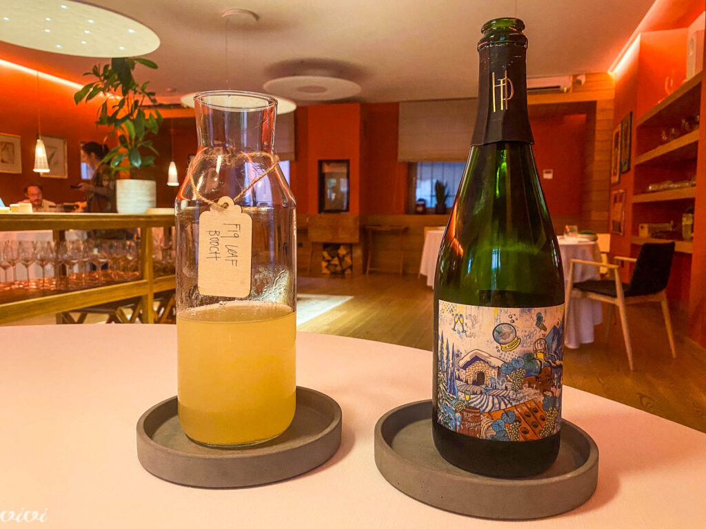 Hiša Franko 2023, spremljava, šampanjec Romain Henin, Blanc Comme Neige 20172