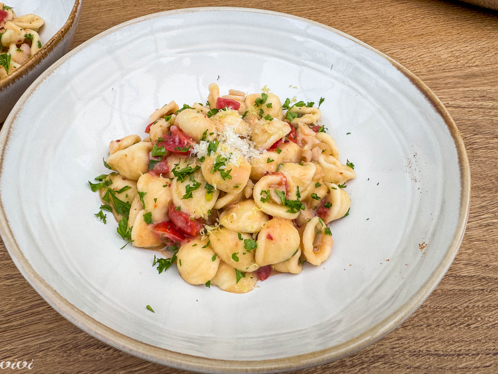 Orecchiette z limono in belim fižolom13