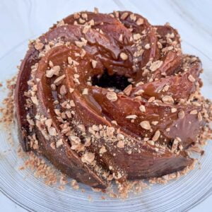 Bananin marmorni kolač z arašidi13