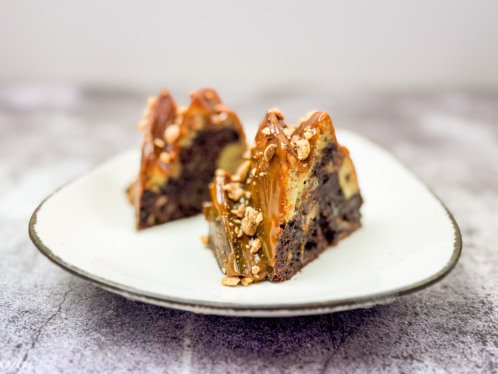 Bananin marmorni kolač z arašidi44