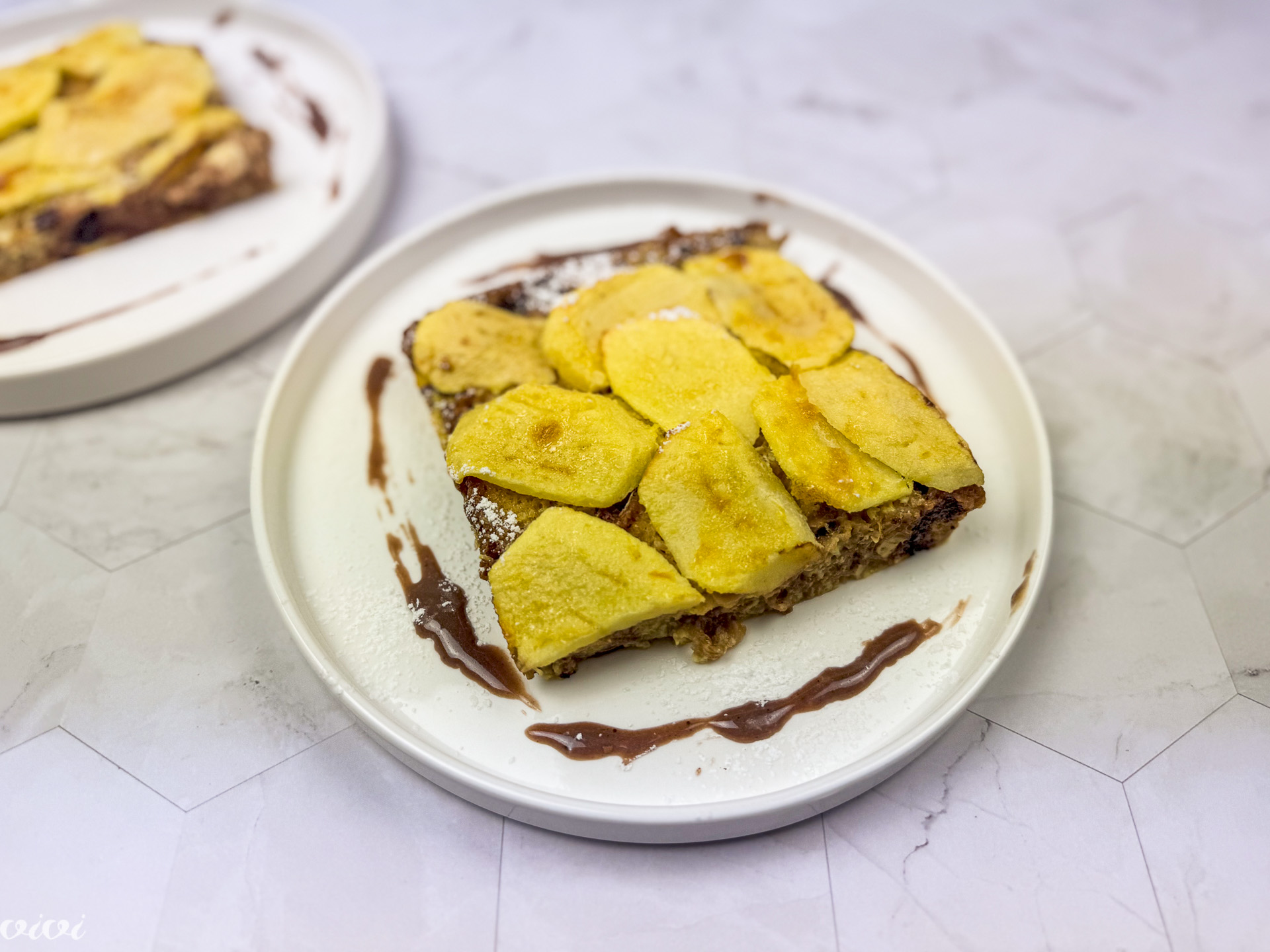 Panettone puding z jabolki43