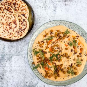 Bučin humus, naan, kraljeve kozice7