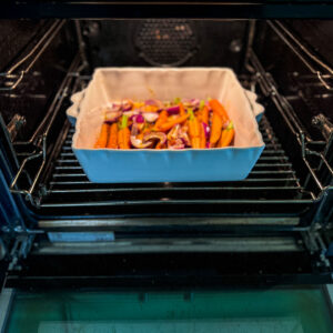 Korenje iz pečice in polenta s čiliji1