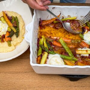 Korenje iz pečice in polenta s čiliji7