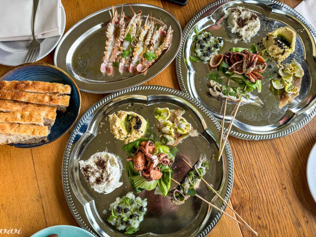 Murano, osteria Venissa, antipasti cicchetti6