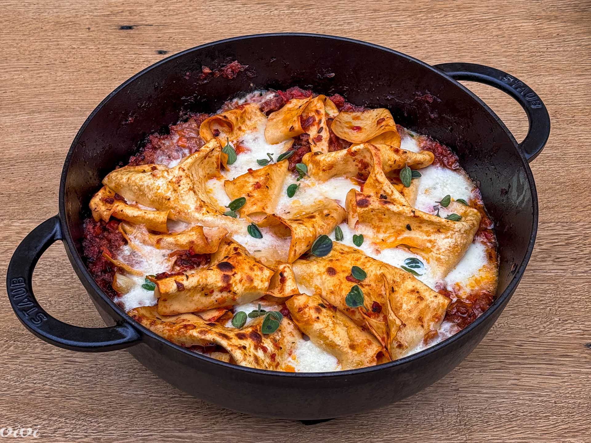 Odprta lazanja s klobaso31