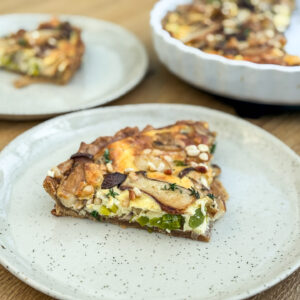 Pirin quiche z gobami in porom50