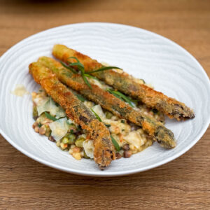 Fregula s šparglji in fontina sirom24