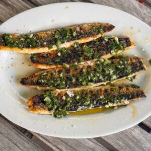 Skuša na žaru, pečena na kožo6