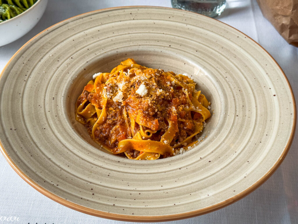Osteria Le Logge, Siena, rezanci, toskanski ragu