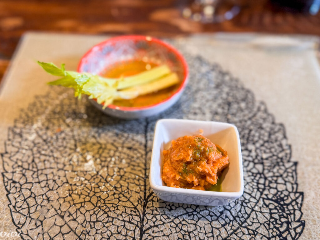 l' Ciocio Osteria di Suvereto, pozdrav, papa il pomodoro