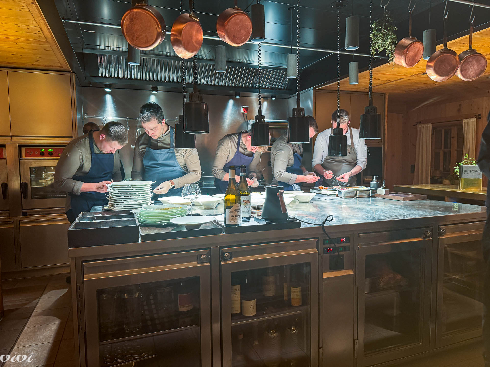 Chef's table, Rote Wand, kuhinja
