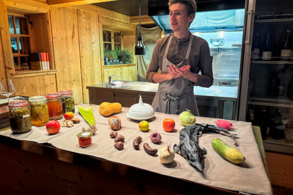 Chef's table, Rote Wand, snack bar, sestavine, lokalni dobavitelji