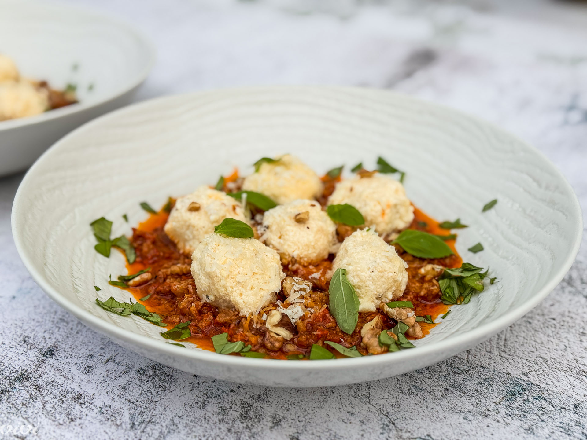 Ragu pečene paprike s salsiccio in gnudi22