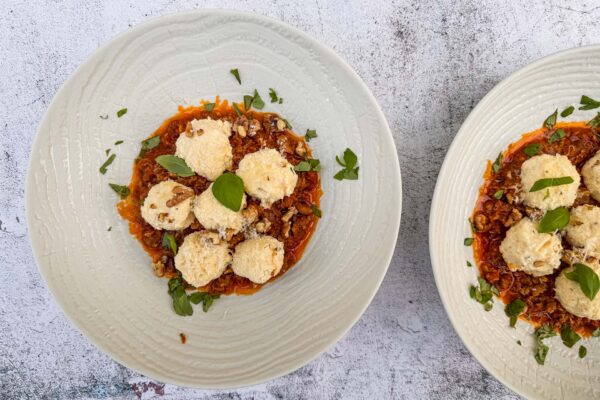 Ragu pečene paprike s salsiccio in gnudi6