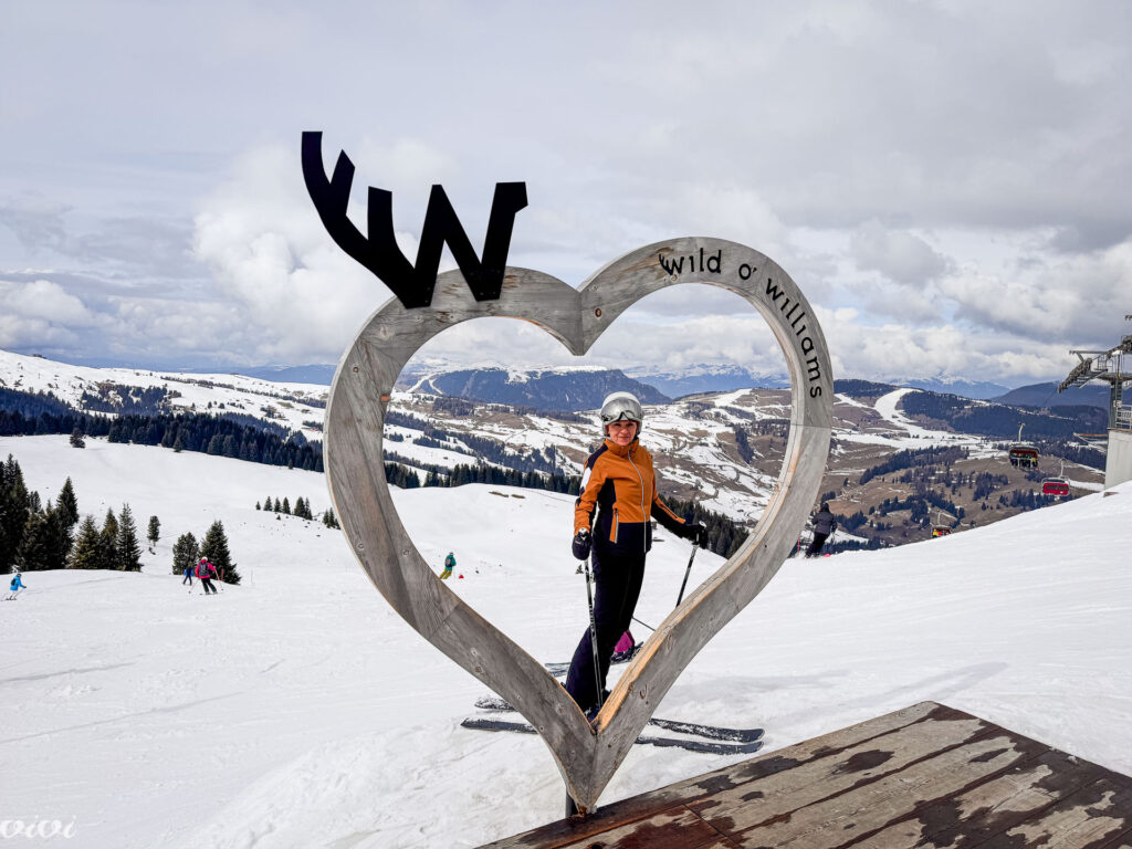 Seiser Alm, smučišče, WOW, srce