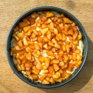 Skutni kolač z jabolki, priprava, jabolka5