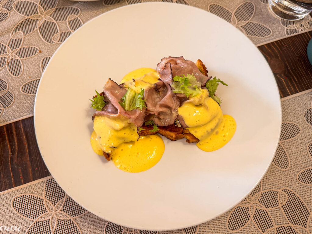 Trattoria Da Me, brioche in capocollo