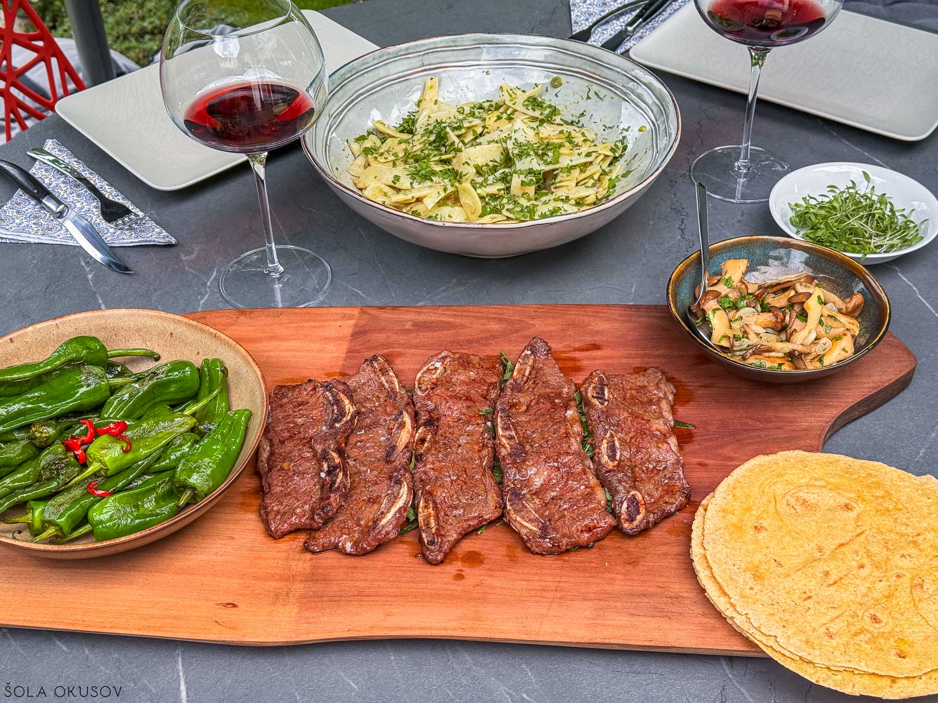 Kalbi, goveja rebra, short ribs,na žaru26