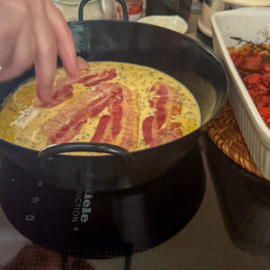 Dutch baby, nemška palačinka, priprava2