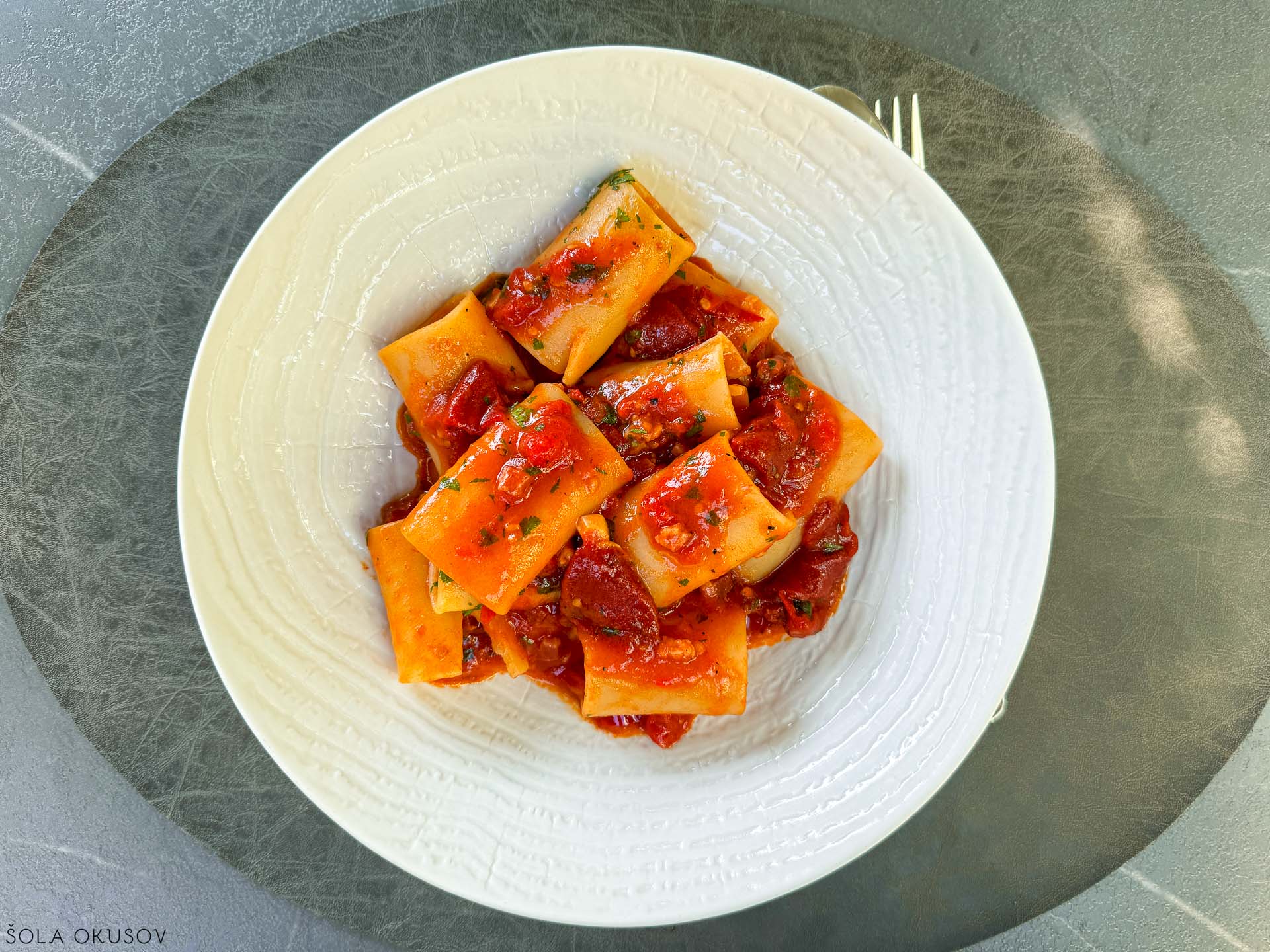 Paccheri s papriko in guanciale34